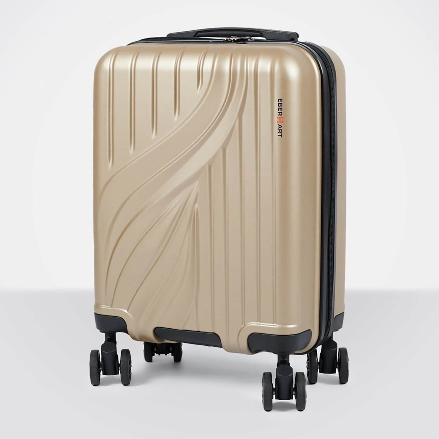 Чемодан с портпледом, амортизаторами и стопором Eberhart 15P*420 Phantom Spinner S 55 см USB