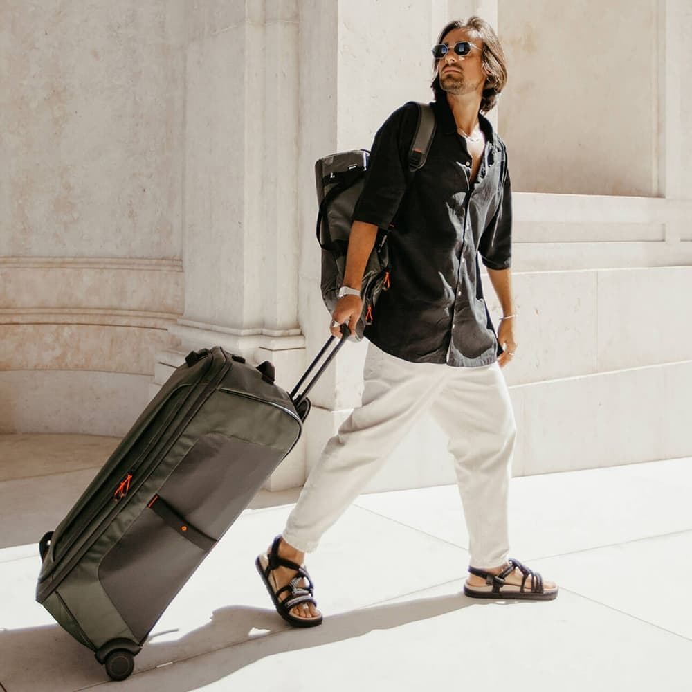 Большая складная сумка на колёсах Samsonite KH7*014 Ecodiver Duffle 79 см