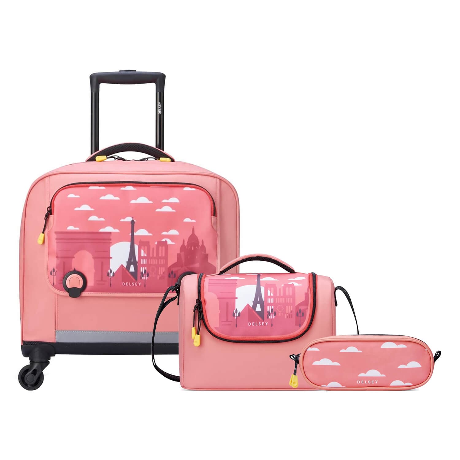 Школьный комплект из 3 предметов для девочек Delsey Academie 003389910 3-Piece Set 15.6″