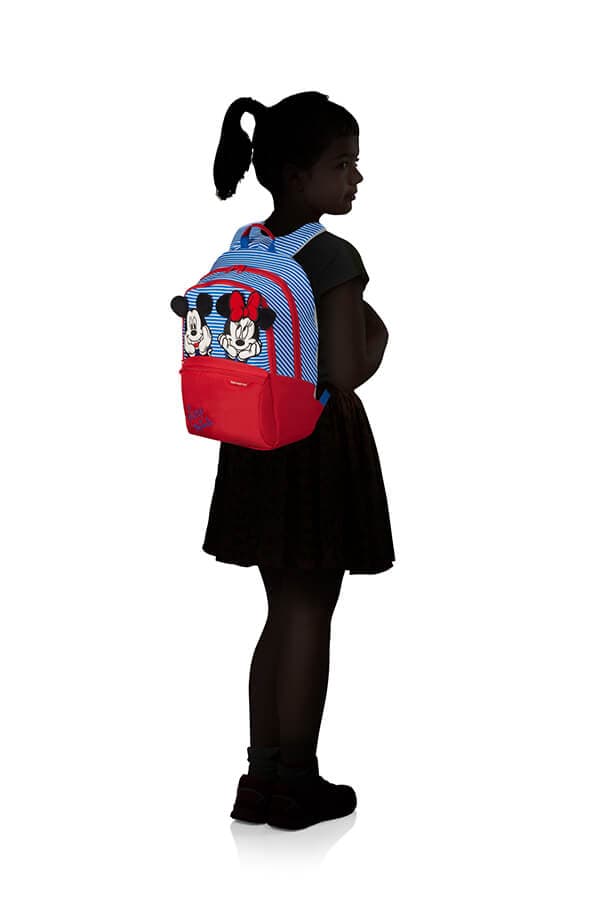 Детский рюкзак Samsonite 40C*026 Disney Ultimate 2.0 Backpack M Minnie/Mickey Stripes