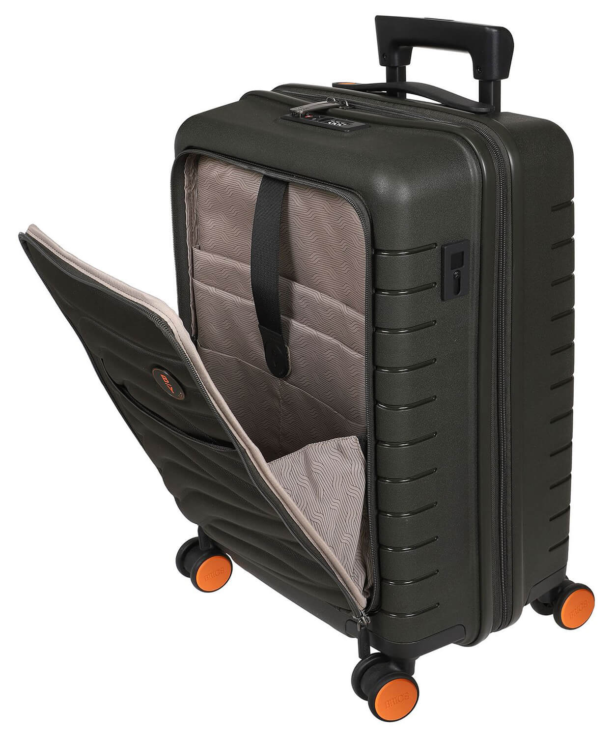 Чемодан BY by Bric's B1Y08428 Ulisse Cabin Spinner with Pocket S 55 см 15.6″ Expandable USB
