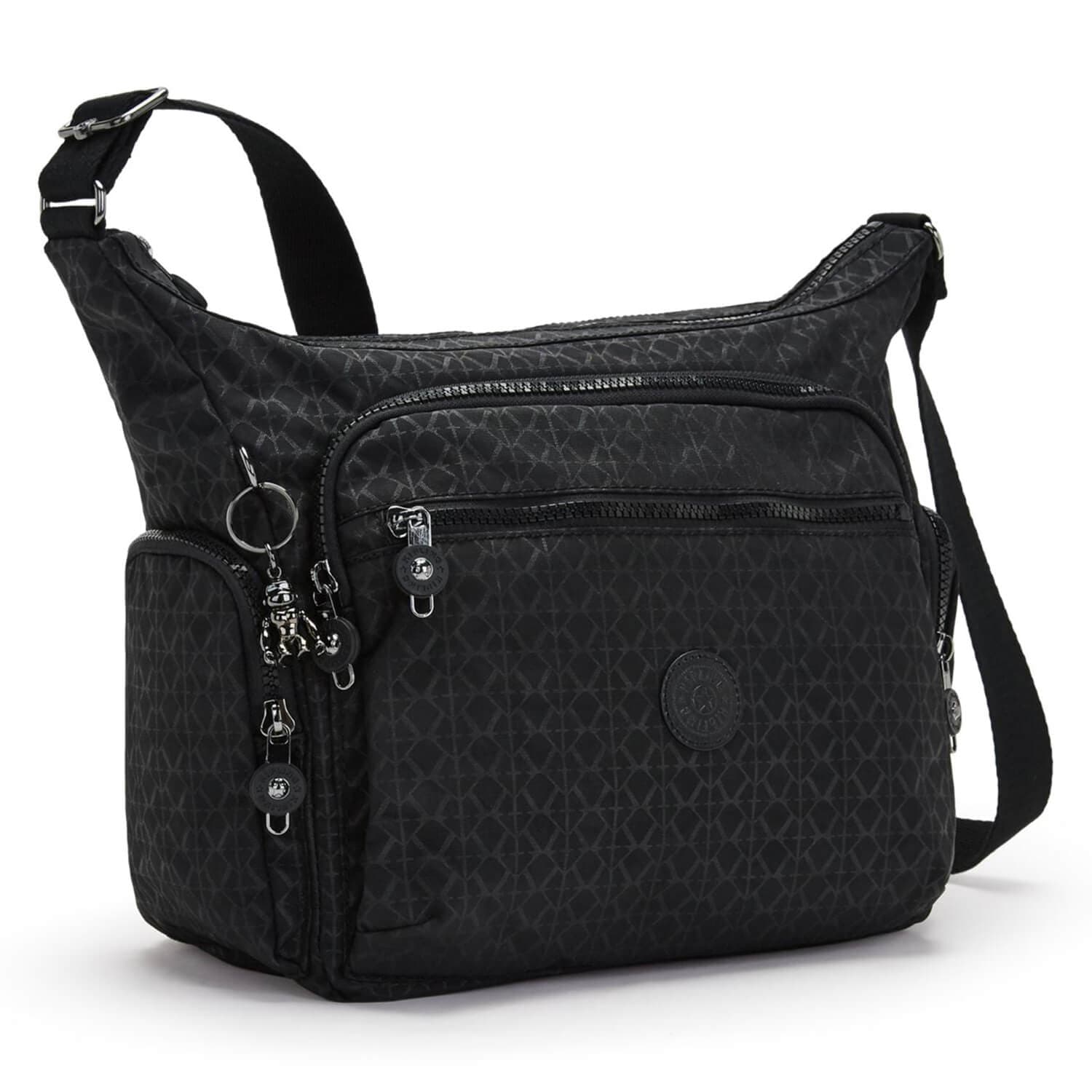 Женская сумка через плечо Kipling K22621K59 Gabbie Medium Shoulder Bag Signature Emb