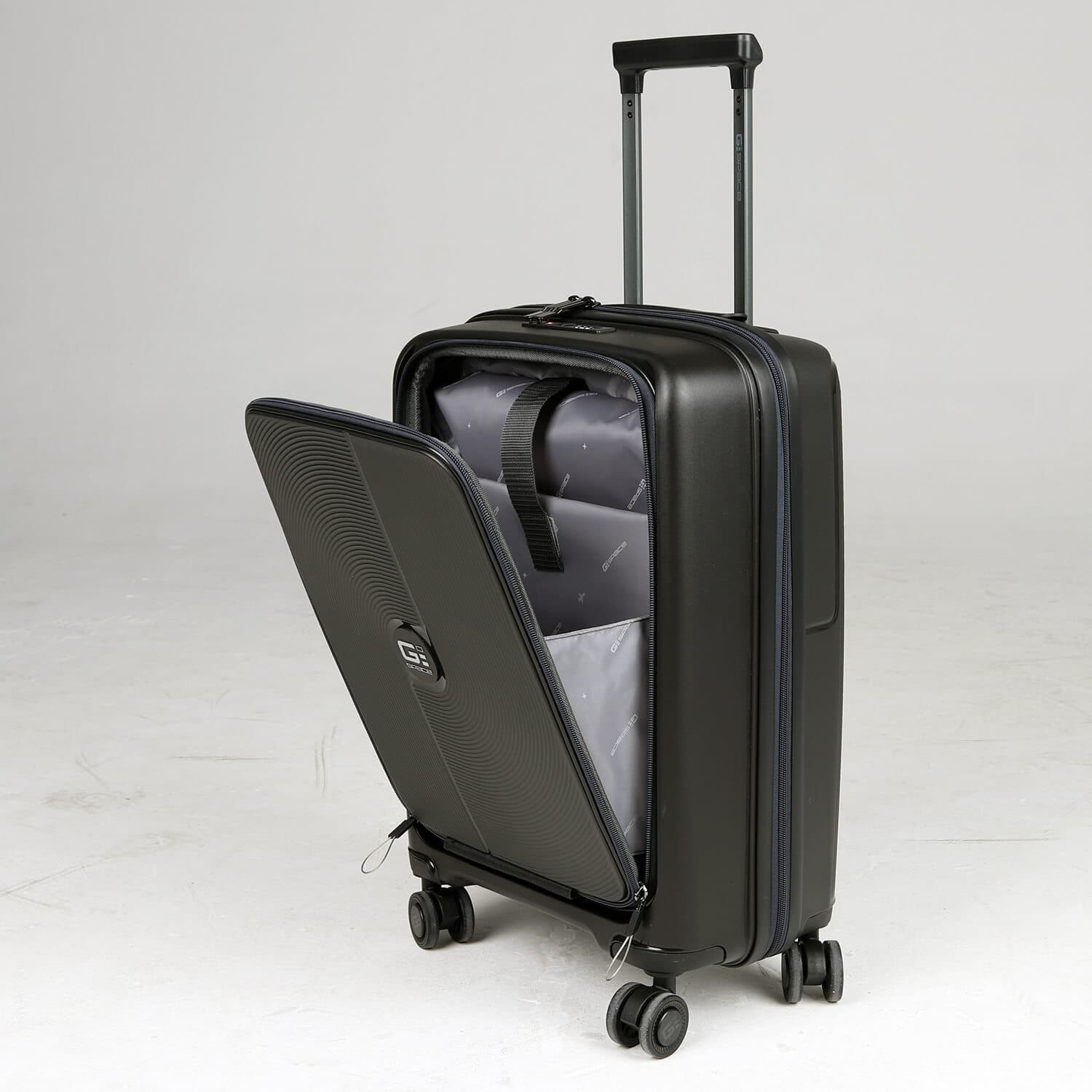 Чемодан-мобильный офис GSpace 119FOCPRO-S Focus Pro Spinner S 55 см 17" USB