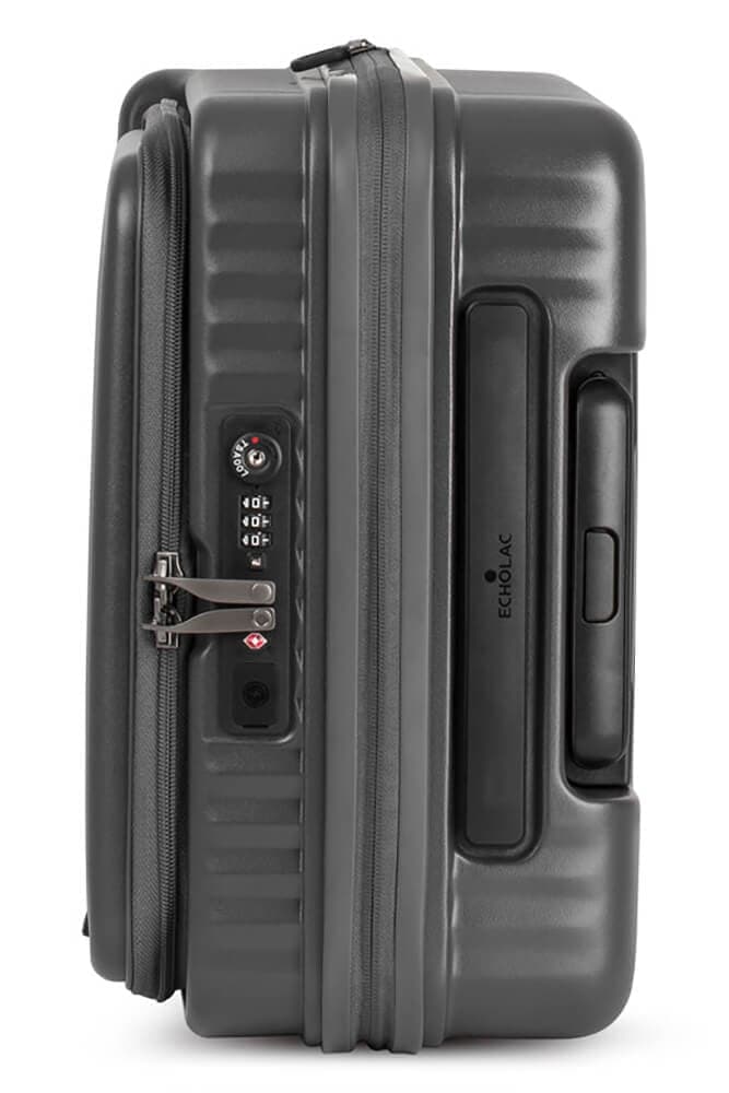 Чемодан с уникальным открыванием и колесами Hinomoto Echolac PC183FA-20 Celestra S 55 см Exp 15" USB