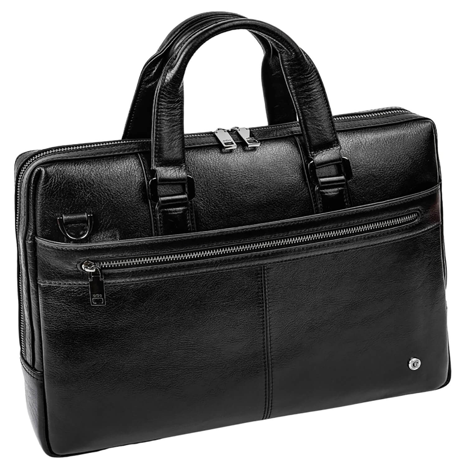 Мужская деловая кожаная сумка Ego Favorite 036-5951-01 формата А4 14″