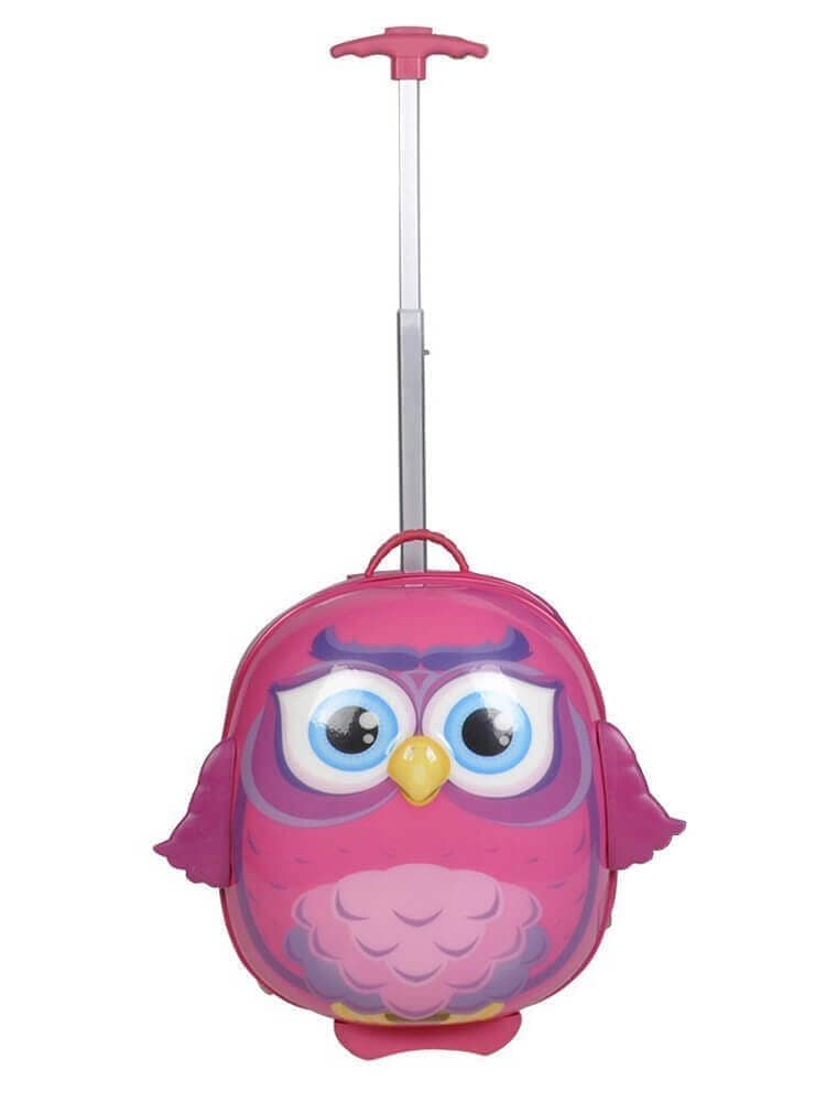 Детский чемодан Bouncie LG-14OW-P01 Cappe Upright 37 см Pink Owl