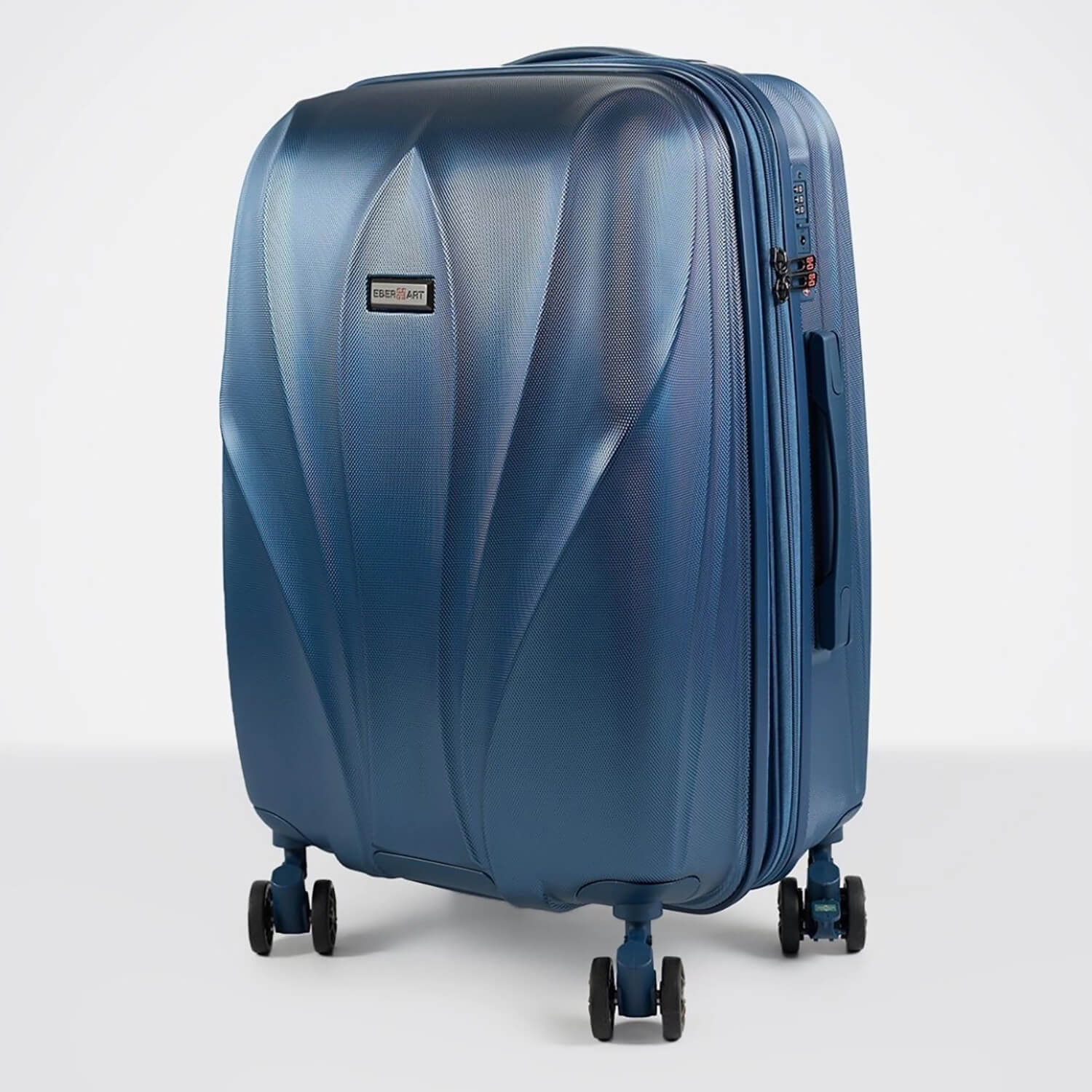 Чемодан с весами, портпледом, амортизаторами и стопором Eberhart 07L*424 Lotus 2.0 M 68 см Exp