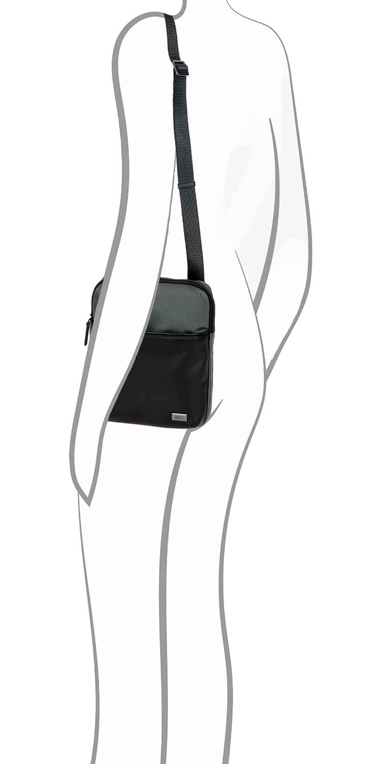 Сумка через плечо Bric's BR207718 Monza Shoulderbag L Expandable 10″