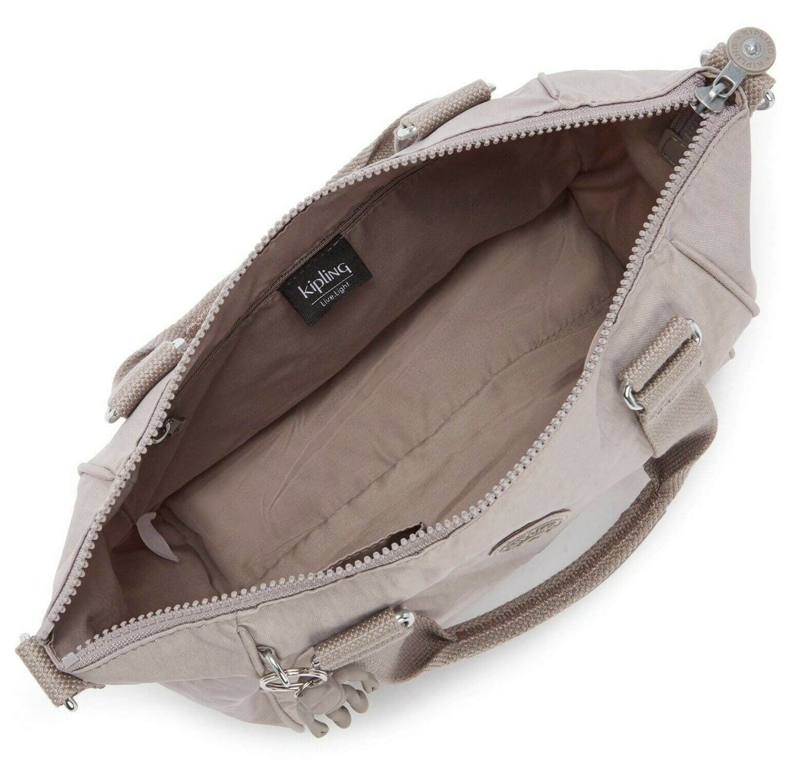 Женская сумка Kipling K1537189L Amiel Medium Handbag Grey Gris