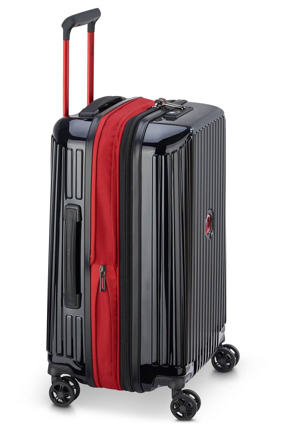Чемодан Delsey 002173801 Securitime Zip 4 Double Wheels Cabin Trolley Case 55 см Expandable USB