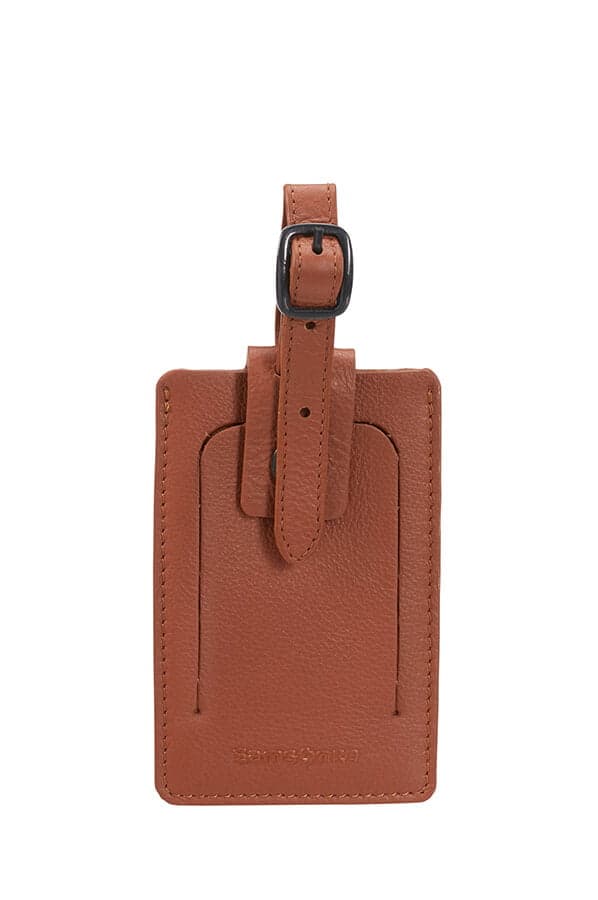 Бирка для багажа Samsonite CO1*103 Travel Accessories ID Leather Luggage Tag X2