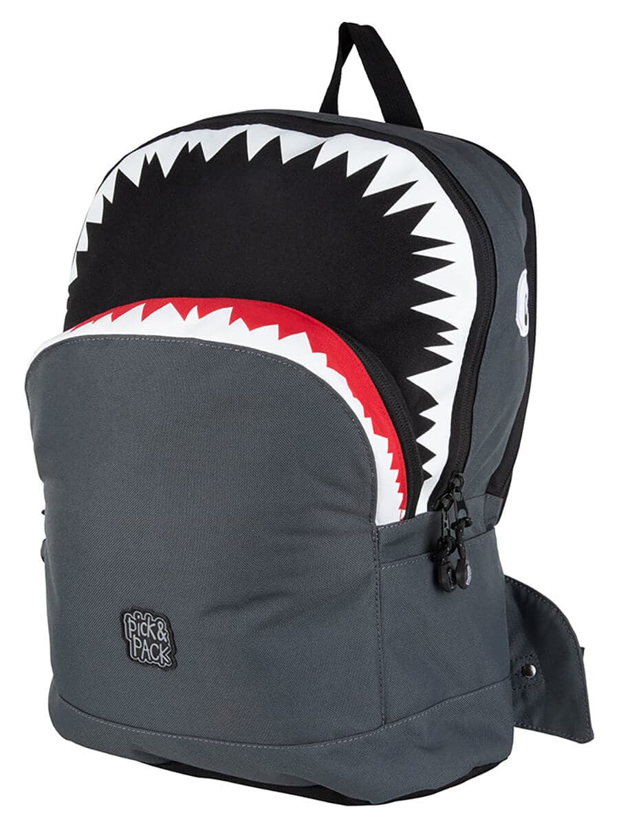Школьный рюкзак Pick&Pack PP967 Shark Shape Backpack L 15″