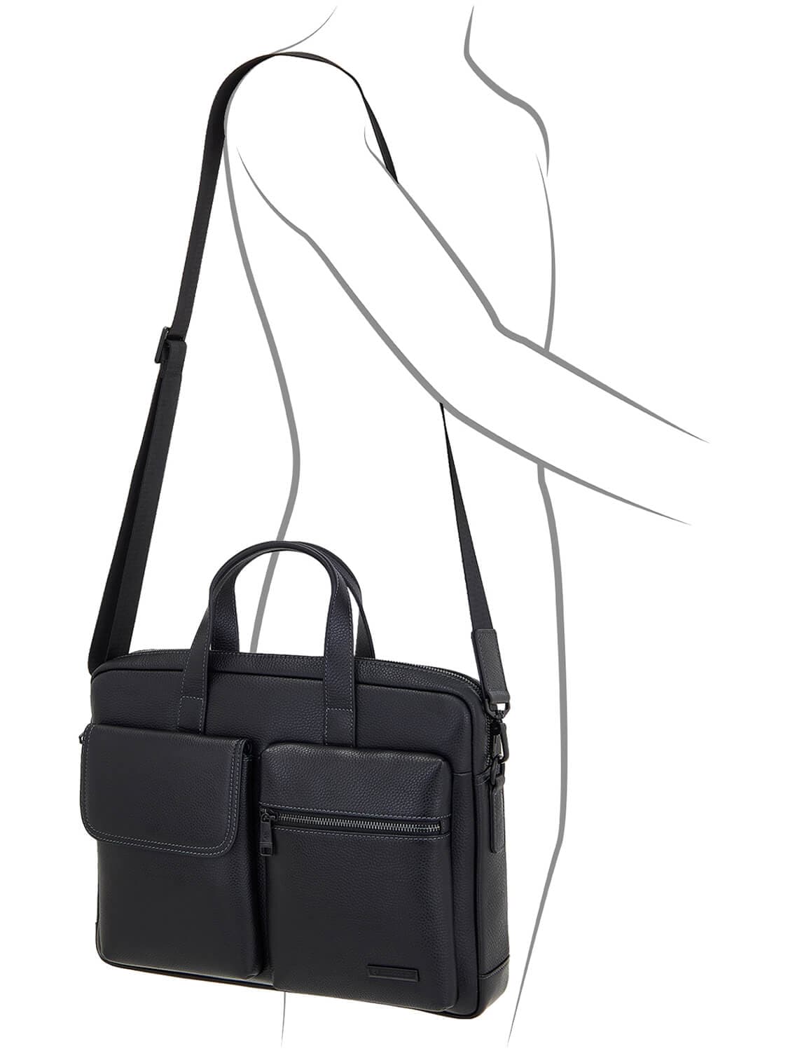 Кожаная сумка для ноутбука Magellan MAG-A603-11356-2 Santiago 14″
