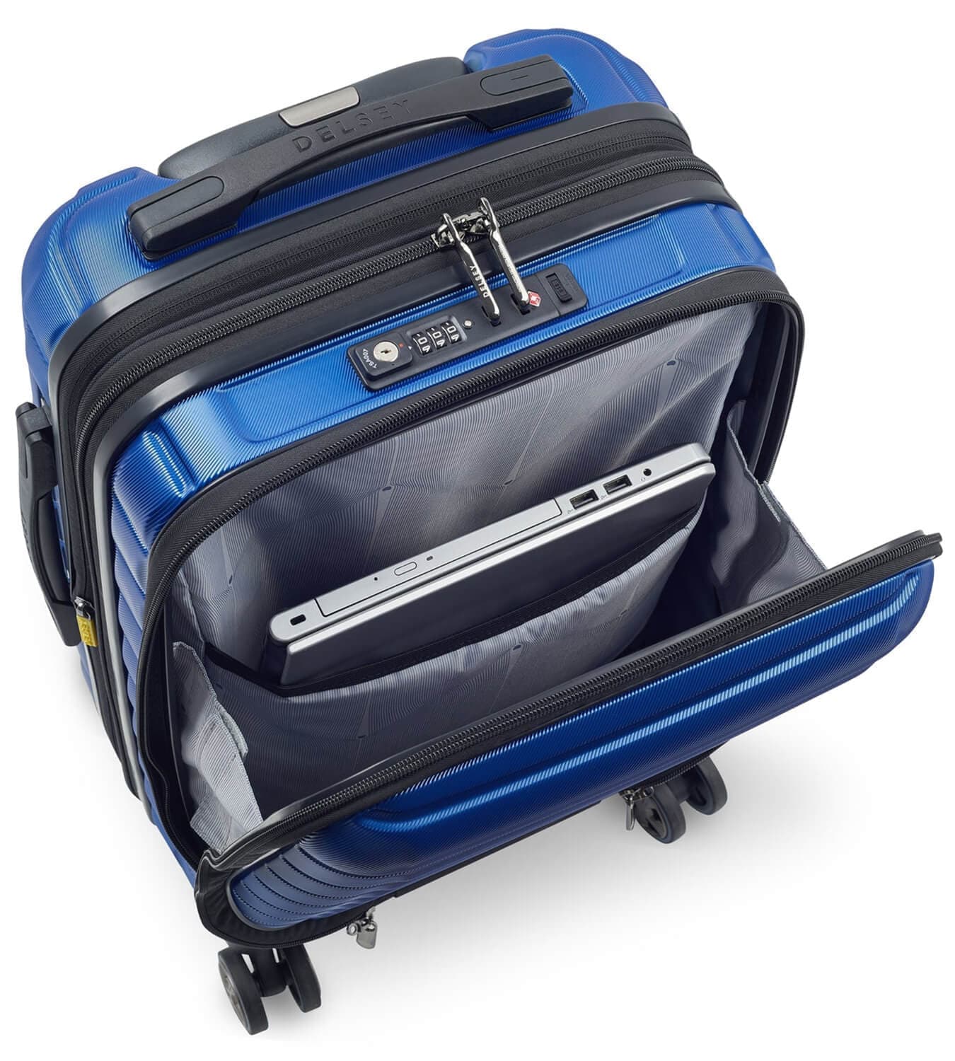 Чемодан-мобильный офис Delsey 002878804 Shadow 5.0 4DW Business Trolley 55 см USB 15.6″ Expandable
