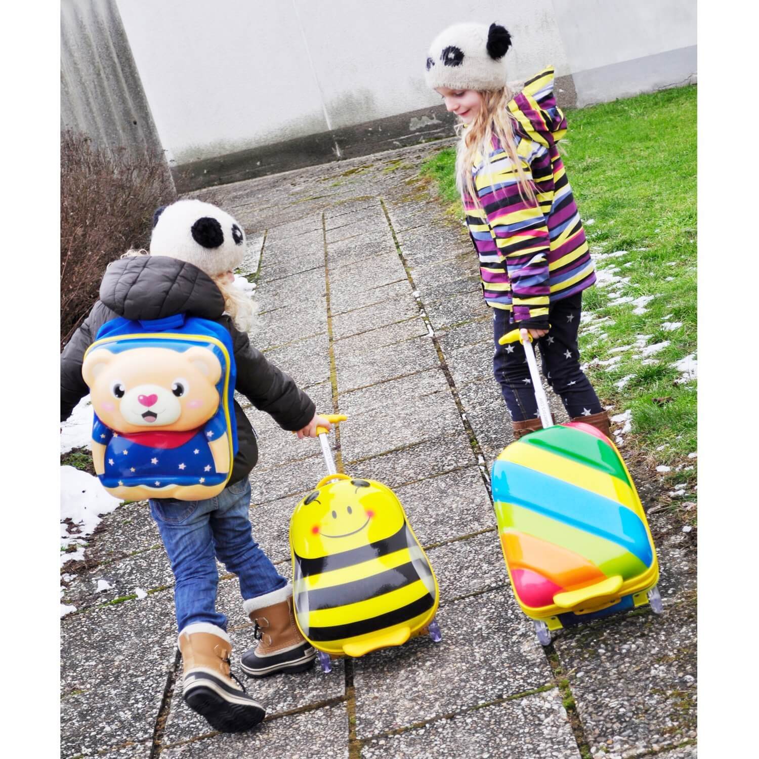 Детский чемодан Bouncie LG-14BE-Y01 Cappe Upright 37 см Bee