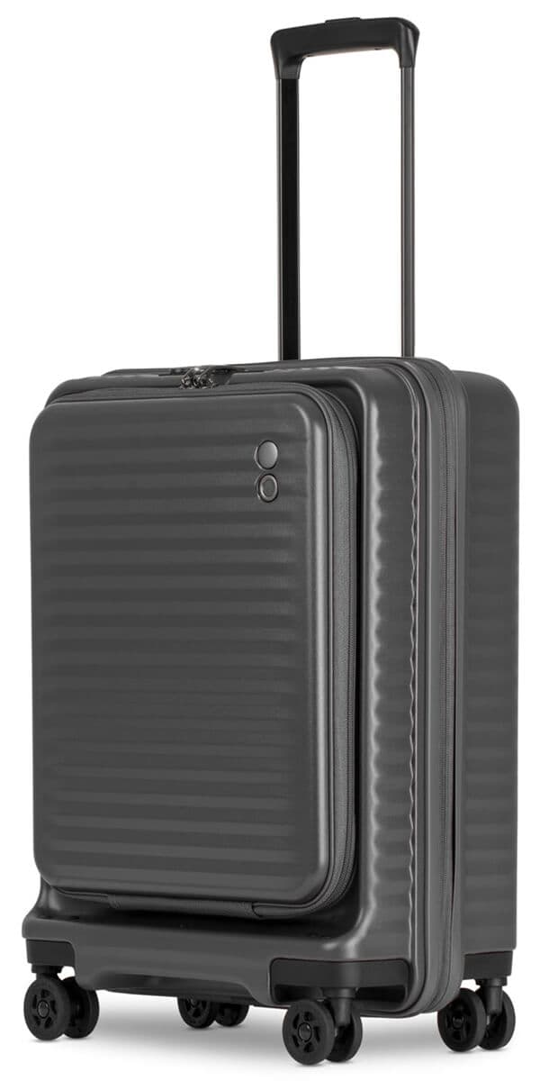 Чемодан с уникальным открыванием и колесами Hinomoto Echolac PC183FA-20 Celestra S 55 см Exp 15" USB