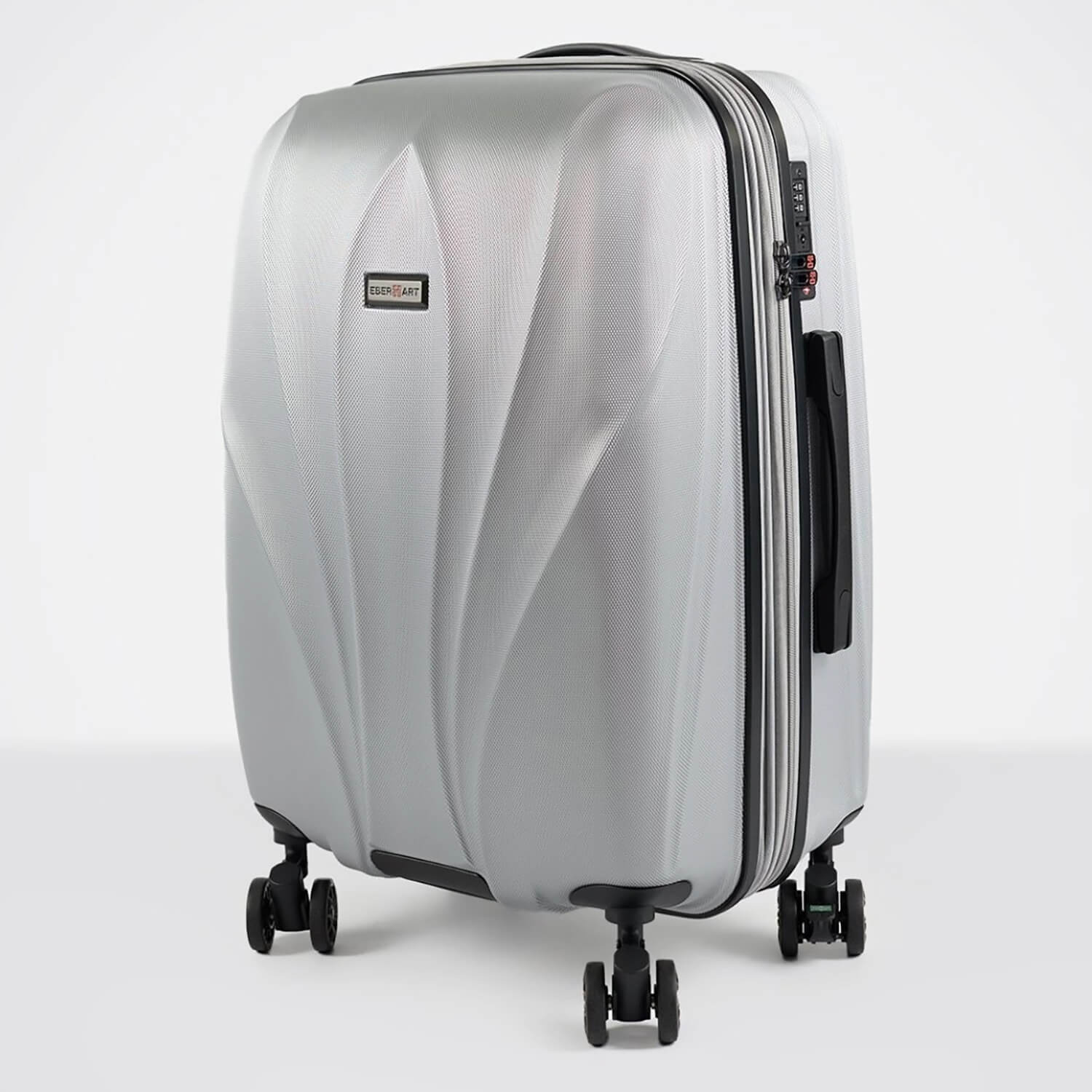 Чемодан с весами, портпледом, амортизаторами и стопором Eberhart 07L*424 Lotus 2.0 M 68 см Exp