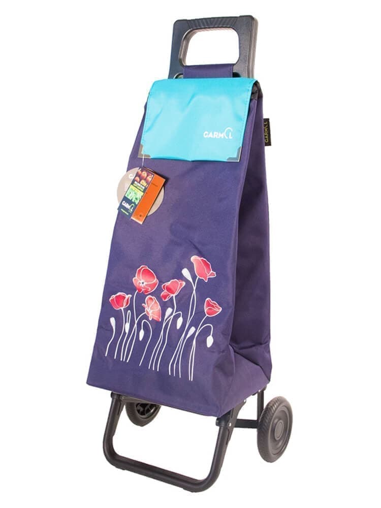 Хозяйственная сумка-тележка Garmol 212BS FW Flower Power на шасси Basic