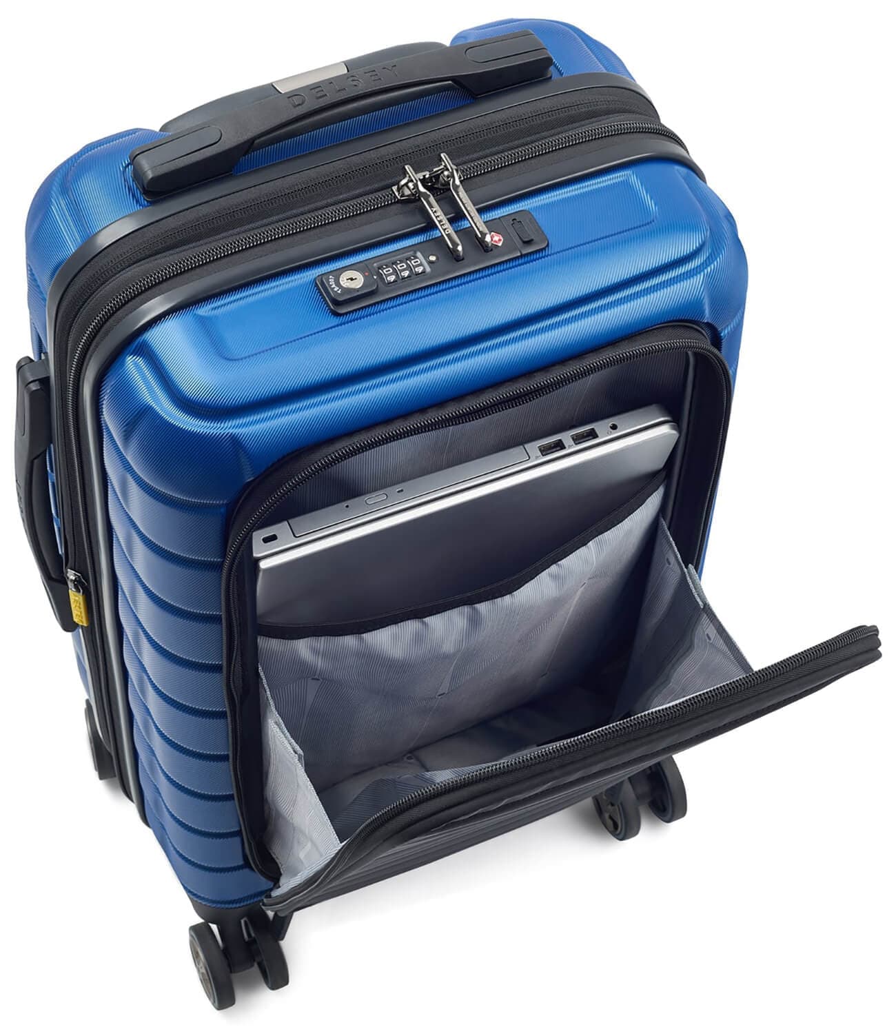 Чемодан-мобильный офис Delsey 002878802 Shadow 5.0 4DW Business Trolley 55 см USB 15.6″ Expandable