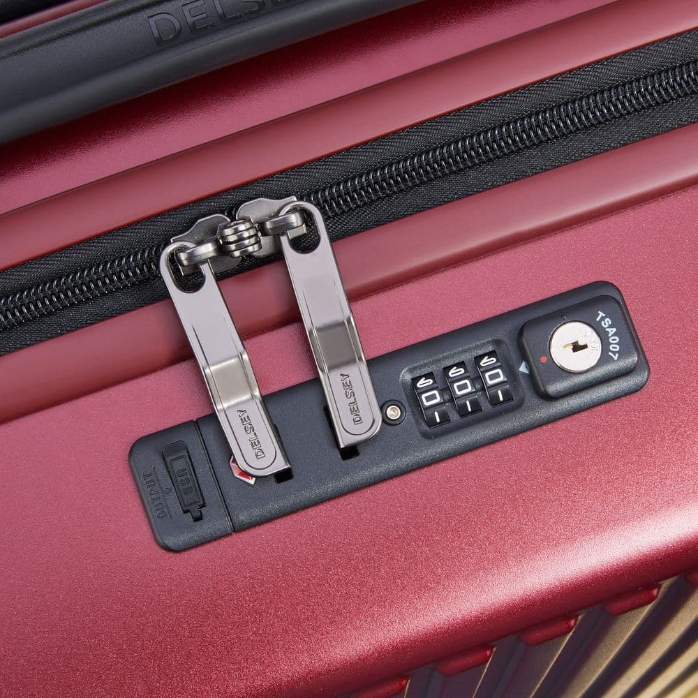 Чемодан Delsey 2173803 Securitime Zip 4 Double Wheels Cabin Trolley Case Slim 55 см