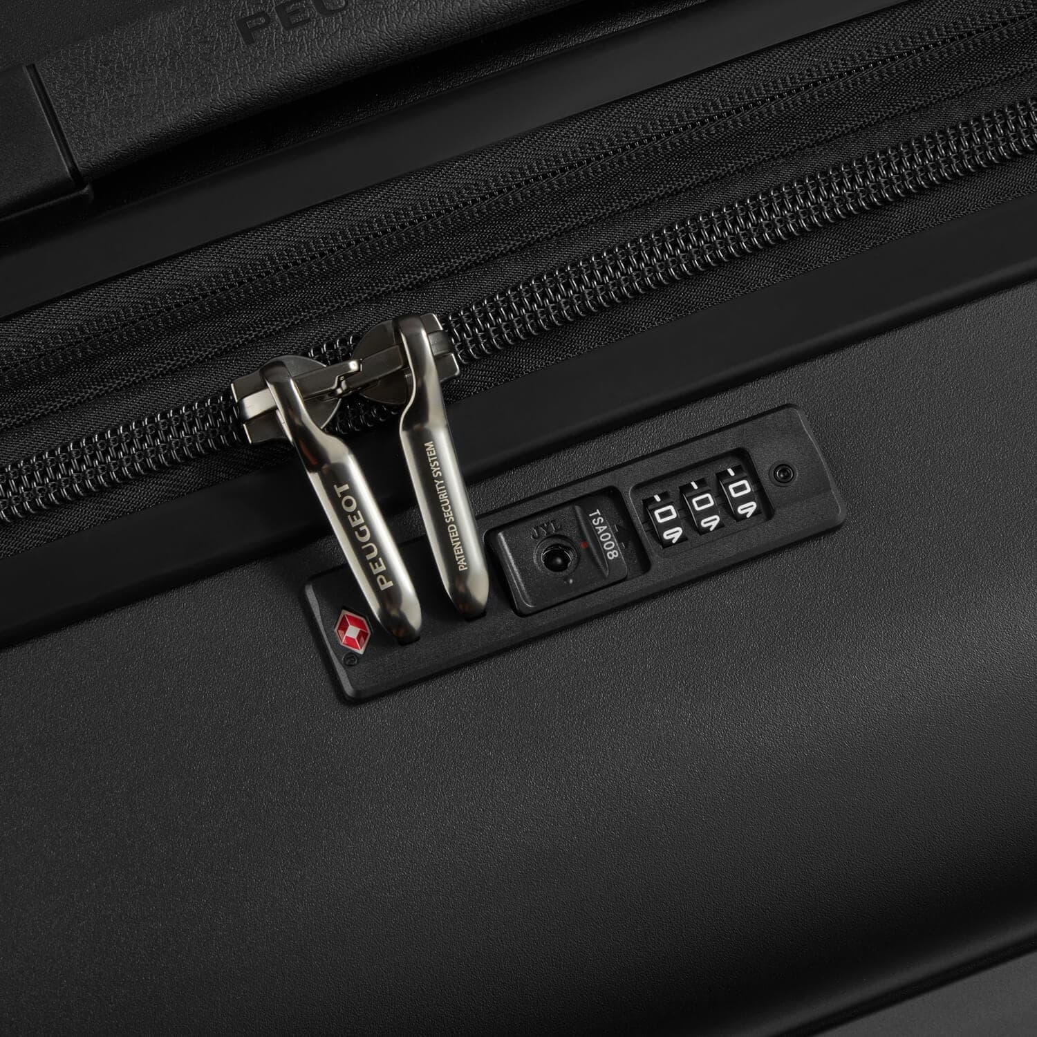 Чемодан с амортизаторами Delsey 001007810 Peugeot Zip Trolley M 66 см Expandable