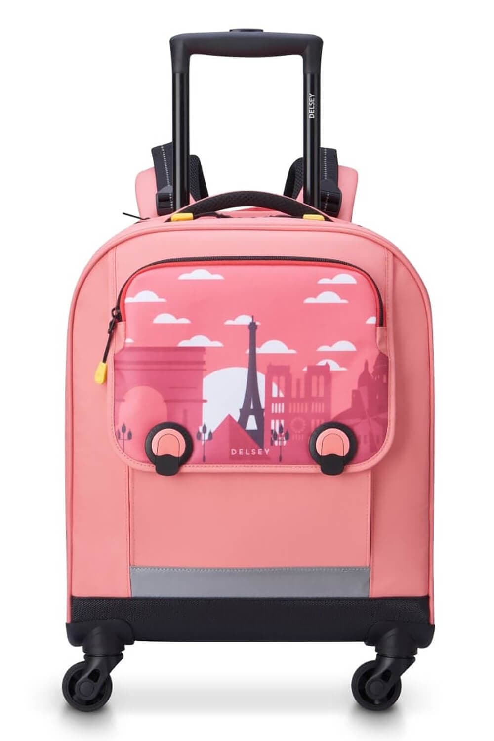 Школьный рюкзак на колесах для девочек Delsey Academie 003389453 4 Wheel Vertical Backpack 15.6″