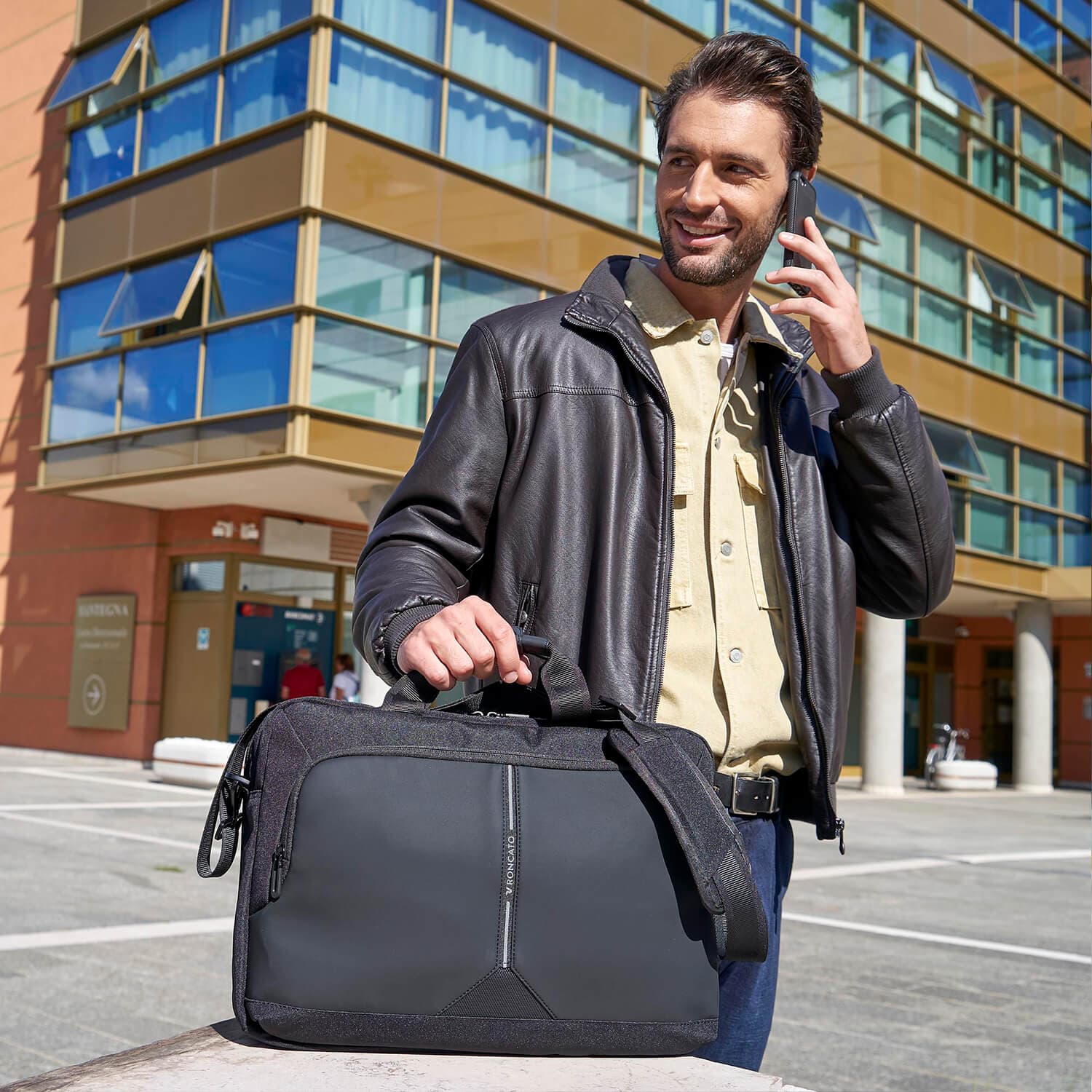 Сумка для ноутбука Roncato 412273 Clayton Laptop Briefcase 15.6″