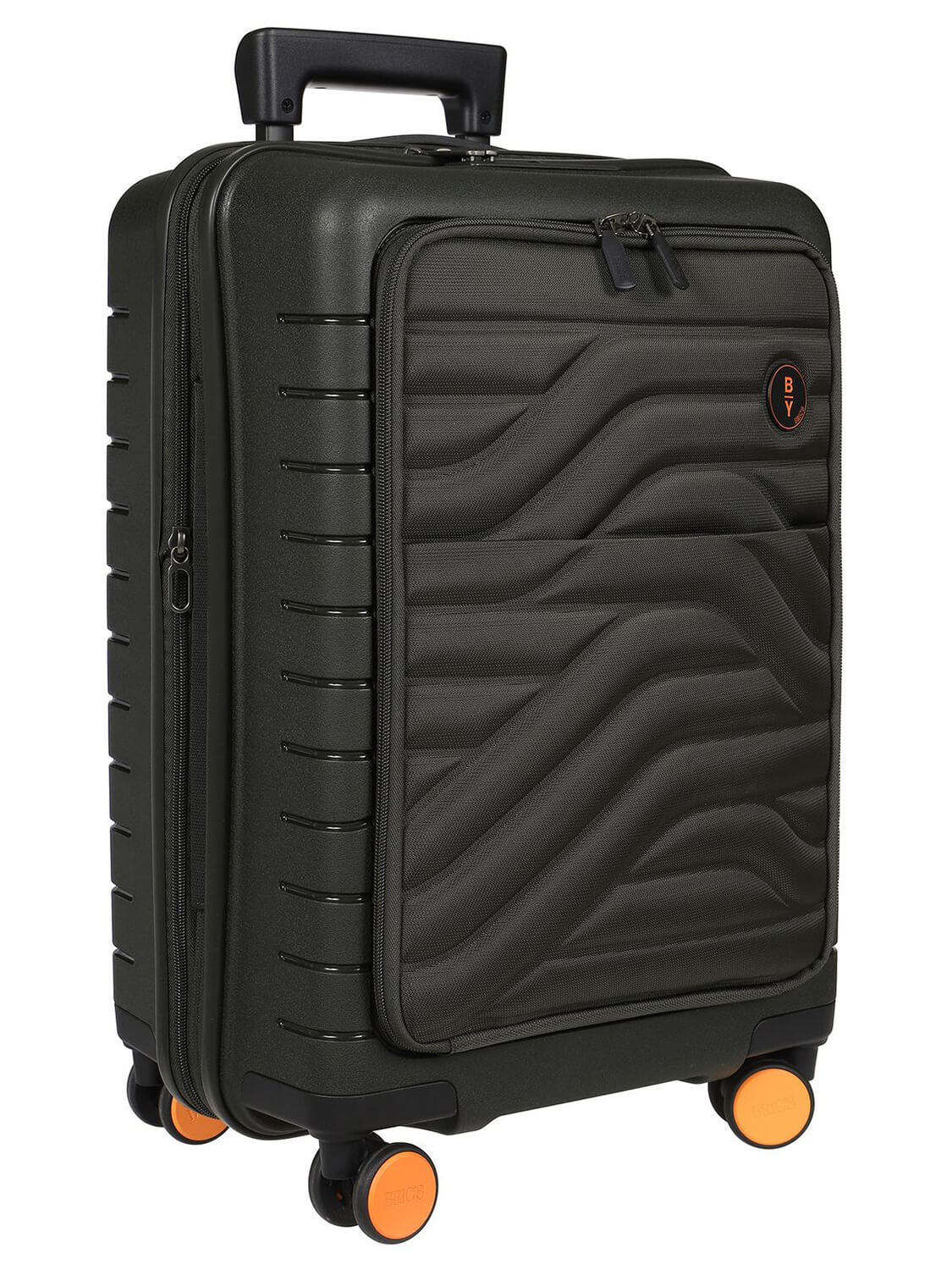 Чемодан BY by Bric's B1Y08428 Ulisse Cabin Spinner with Pocket S 55 см 15.6″ Expandable USB