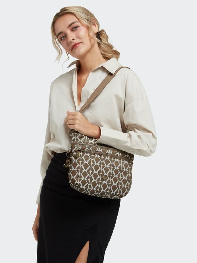 Женская сумка Kipling KI2520L57 Arto S Small Crossbody Bag Signature Brown