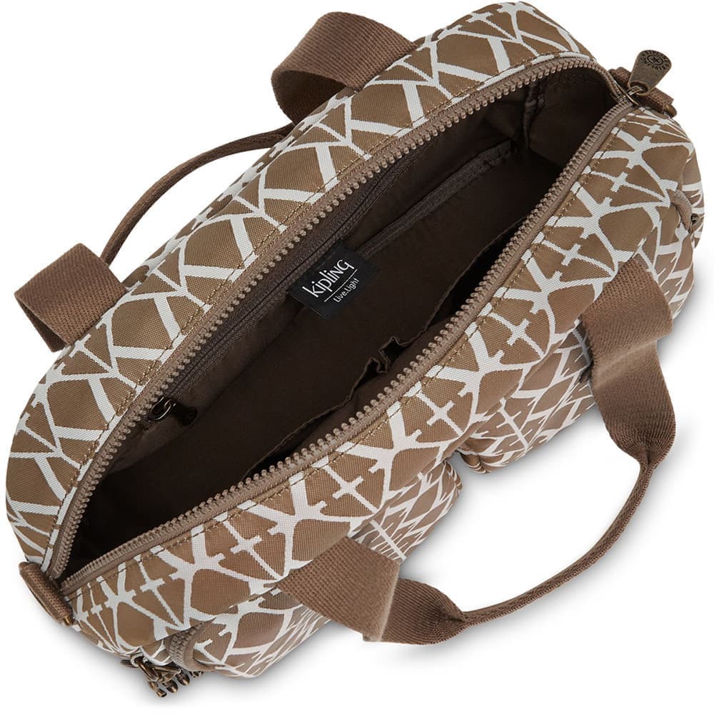 Женская сумка Kipling KI6454L57 Cool Defea Medium Shoulder bag Signature Brown