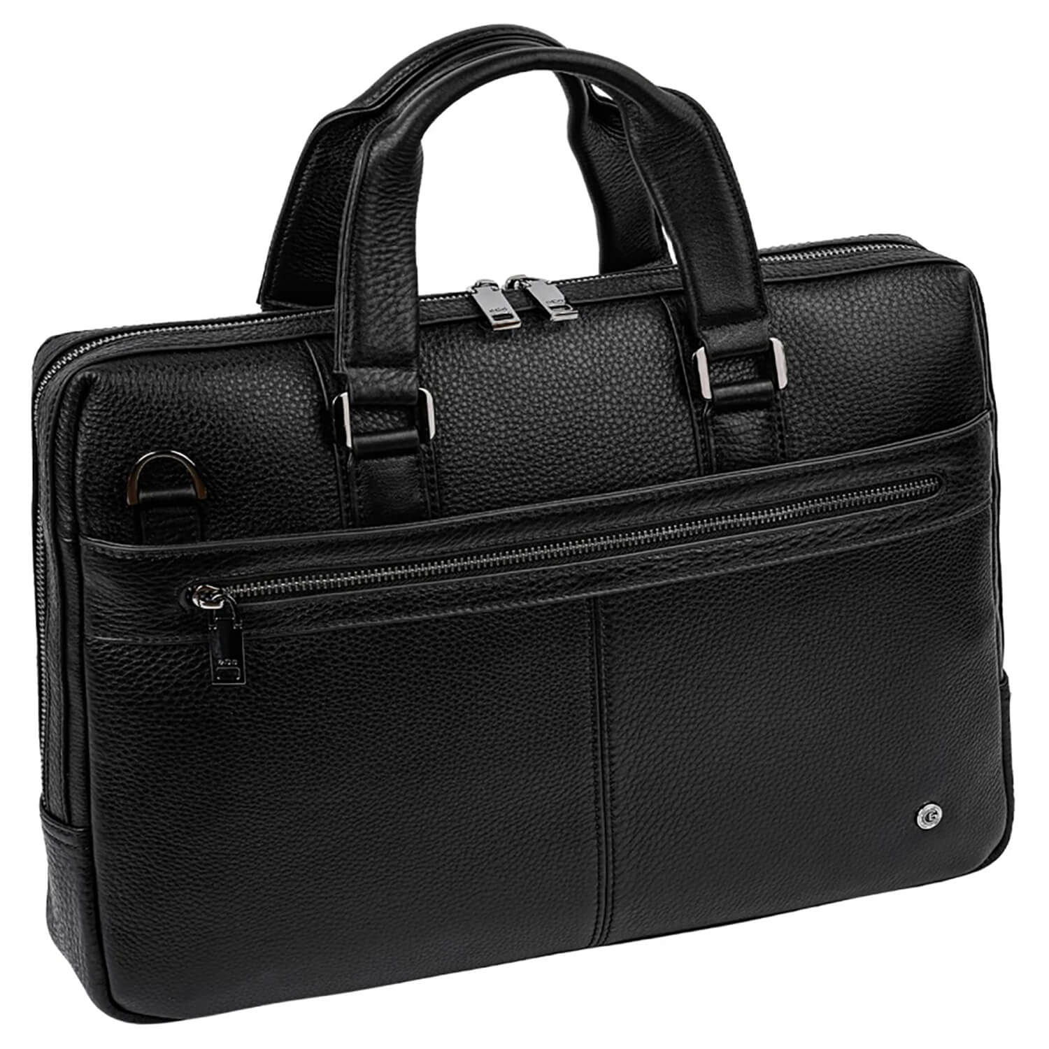 Мужская деловая кожаная сумка Ego Favorite 036-5951-01 формата А4 14″