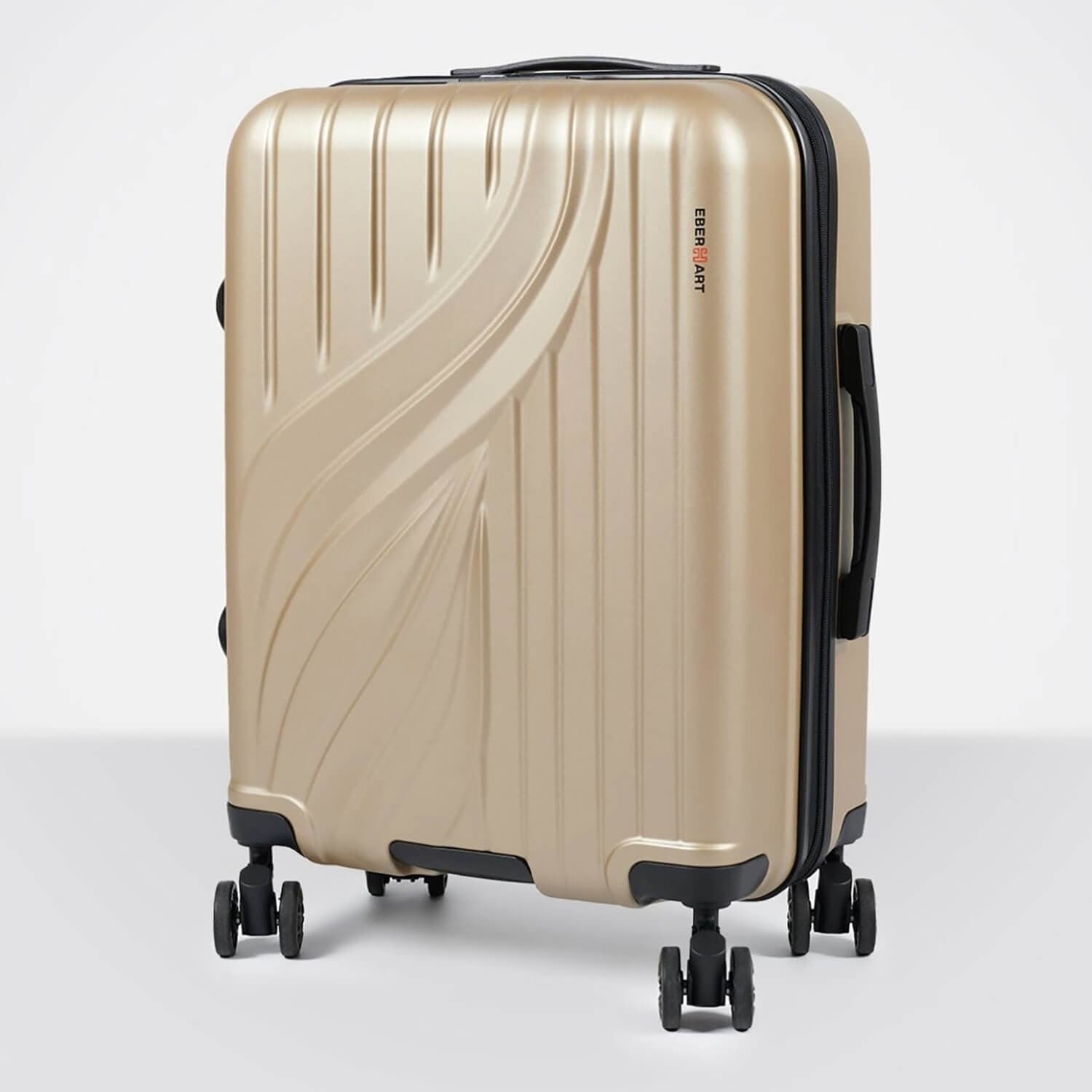 Чемодан с амортизаторами, портпледом, весами и стопором Eberhart 15P*424 Phantom Spinner M 69 см