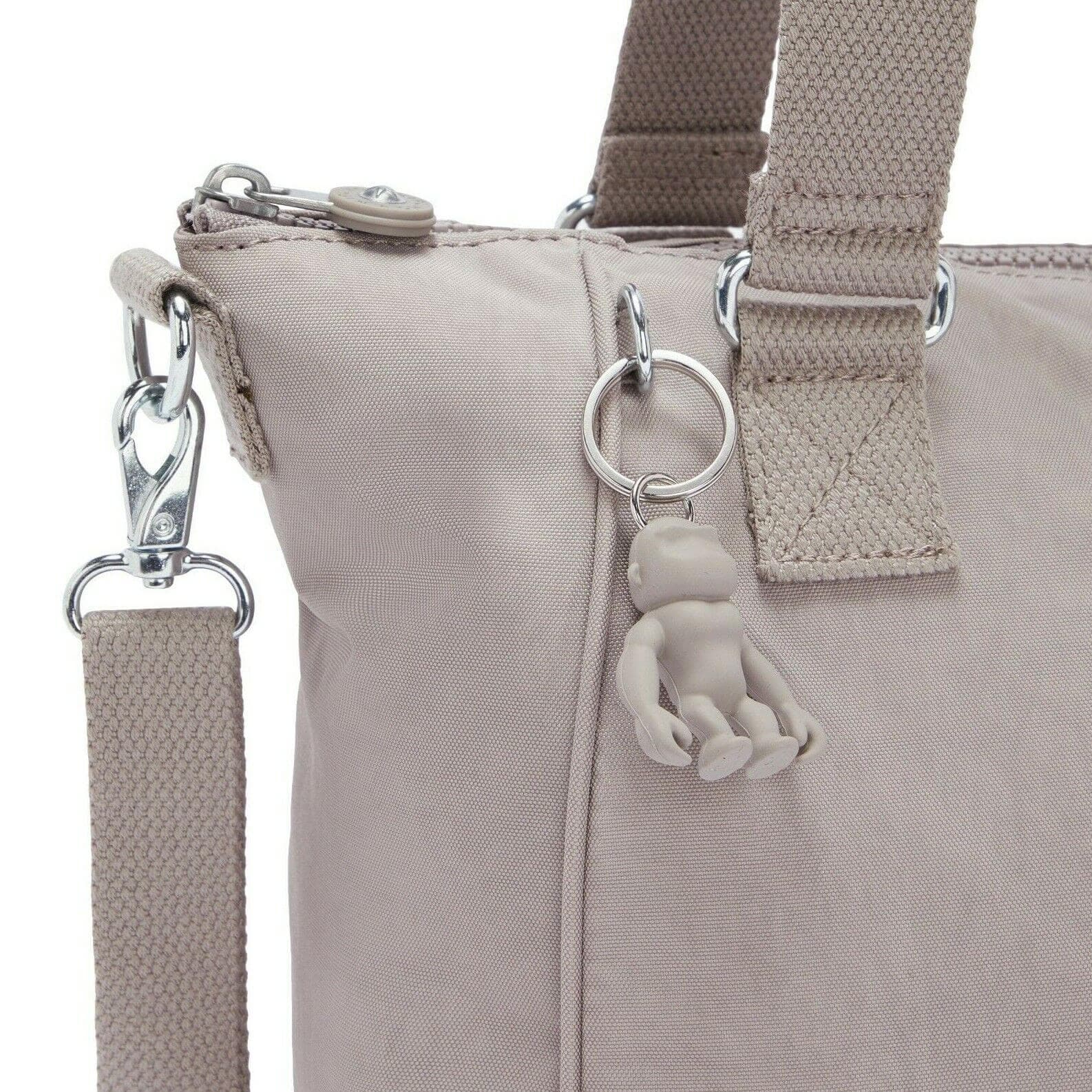 Женская сумка Kipling K1537189L Amiel Medium Handbag Grey Gris