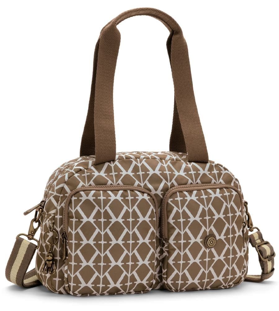 Женская сумка Kipling KI6454L57 Cool Defea Medium Shoulder bag Signature Brown