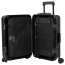 Алюминиевый чемодан на защелках Robinzon RA903-A Wellington Spinner S 53 см RA903-A-01 01 Black - фото №2