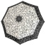 Зонт механический Doppler 726465 Fiber Mini купол 92 см 726465BW03 Black/White Paisley - фото №2