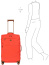 Чемодан Bric's с колесами Hinomoto BXL58139 X-Collection X-Bag 27″ Spinner With Frame 71 см BXL58139.209 209 Poppy - фото №3