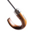 Зонт мужской автоматический с деревянной ручкой Doppler 74866 Fiber Magic Mini Strong купол 99 см 74867FG01 Check Black - фото №4