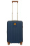 Чемодан Bric's с колесами Hinomoto BRK28027 Capri 21″ Trolley S 55 см BRK28027.606 606 Matte Blue - фото №5