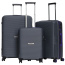 Чемодан на колёсах Robinzon RP123-2 Santorini Contrast Spinner S 55 см RP123-2-85 85 Dark Amethyst - фото №11