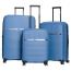Чемодан на колёсах Robinzon RP2151-S Madeira Space Spinner L 76 см Exp RP2151-S-33 33 Light Blue - фото №10