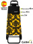 Хозяйственная сумка-тележка Garmol 10BS Floral на шасси Basic 10BS Floral C-581 Жёлтый - фото №1