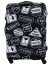 Чехол на большой чемодан Eberhart EBH503-L Warning Mix Suitcase Cover L/XL