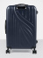 Чемодан с амортизаторами, портпледом, весами и стопором Eberhart 15P*428 Phantom Spinner L 78 см 15P-041-428 041 Dark Blue - фото №5