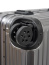 Алюминиевый чемодан на защелках Robinzon RA902-A Wellington Spinner M 67 см RA902-A-55 55 Galaxy Grey - фото №7