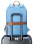 Женский рюкзак для ноутбука Delsey 003859600 Freestyle Backpack 15″ 00385960042 42 Sky Blue - фото №8