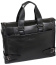 Мужская сумка А4 Diamond 7829-01 из натуральной кожи 39 см 7829-01 Black - фото №1