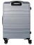 Чемодан с портпледом и амортизаторами Eberhart 01B*428 Bounce Spinner L 79 см 01B-008-428 008 Silver - фото №5