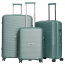 Чемодан на колёсах Robinzon RP123-3 Santorini Deluxe Spinner S 55 см USB RP123-3-87 87 Mist Green - фото №10