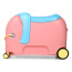 Детский чемодан-каталка с поворотными колесами Samsonite CT2-90001 Dream Rider Deluxe Elephant Pink
